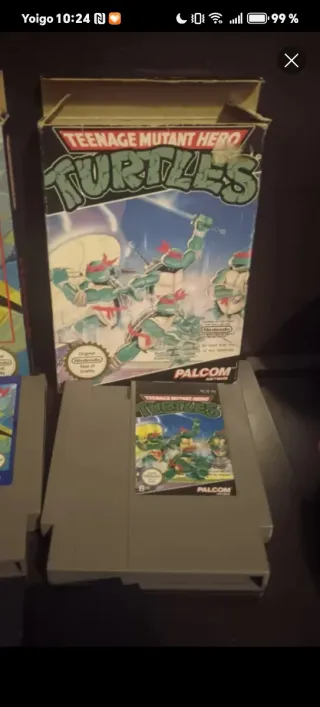 Nintendo Teenage Mutant Hero Turtles NES Tortugas