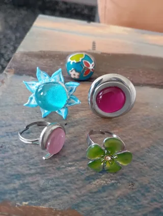 Lote de 5 Anillos Ajustables