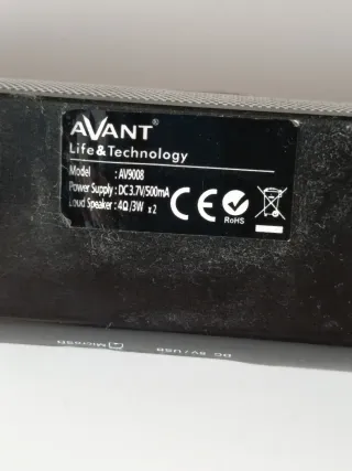 Altavoz AVANT Bluetooth y Cable 3W