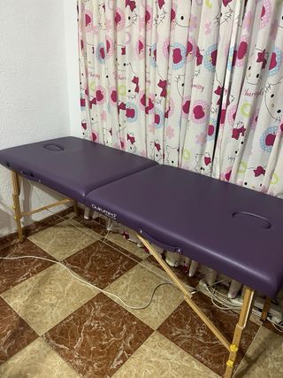 Camilla Plegable y Kit de Pestañas