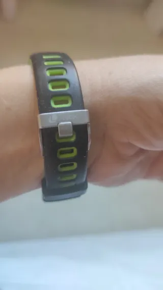 Pulsera Actividad Leotec Negra y Verde