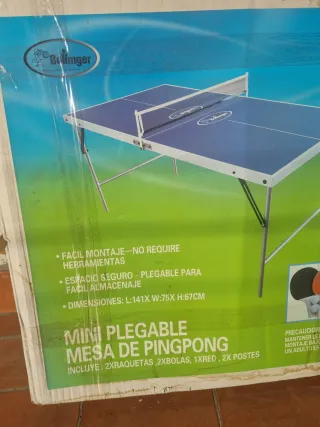 Mesa Ping Pong Plegable Bollinger