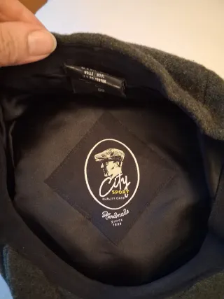 Gorra City Sport Lana Jaspeada Verde Oscuro