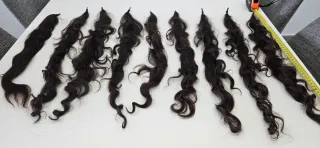 Lotes de Mallas de Pelo Natural Castaño