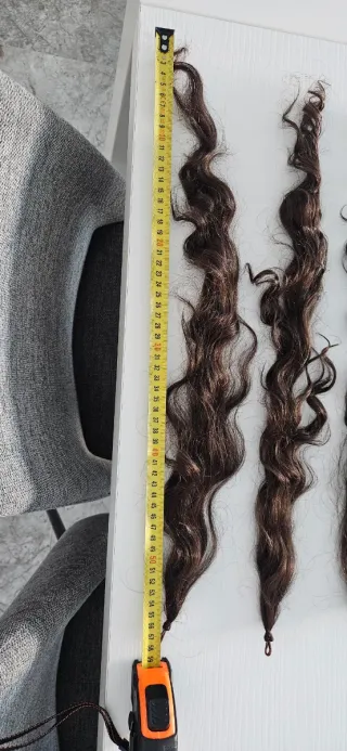 Lotes de Mallas de Pelo Natural Castaño