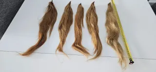Lotes de Mallas de Pelo Natural Castaño