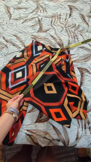 Pantalón Palazzo Estampado Geométrico