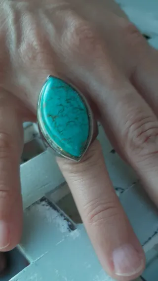 Anillo PlateadoTurquesa