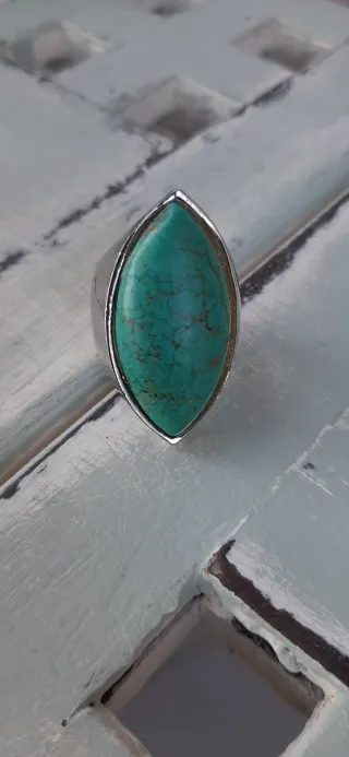 Anillo PlateadoTurquesa