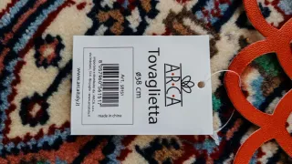 Set 6 Sottopiatti Arca Rossi