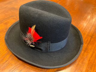 Sombrero Scala Homburg Negro Talla M