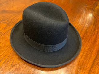 Sombrero Scala Homburg Negro Talla M