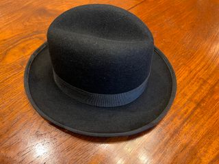Sombrero Scala Homburg Negro Talla M