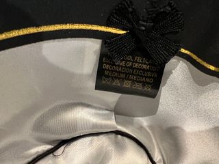 Sombrero Scala Homburg Negro Talla M