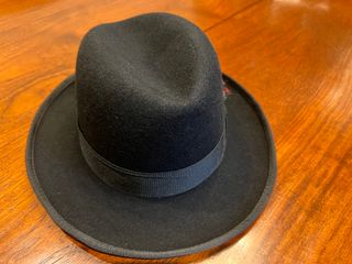 Sombrero Scala Homburg Negro Talla M