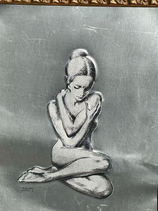 Quadro Vettor Cassinari donna nudo