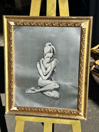 Quadro Vettor Cassinari donna nudo