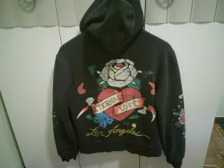 Sudadera Ed Hardy Talla XS Negra Multicolor