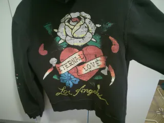 Sudadera Ed Hardy Talla XS Negra Multicolor