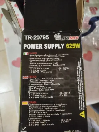 Alimentatore PC Trustech 625W TR-20795