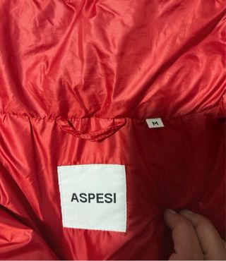 Chaqueta Aspesi térmica roja Talla M como nueva