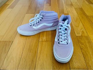 Vans rosas altas