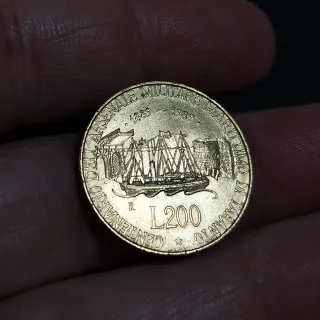 200 Lire Commemorative Italia