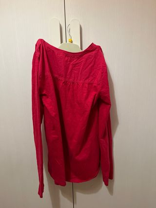 Camisa roja niña manga larga