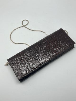 Bolso mano vintage cocodrilo años 50