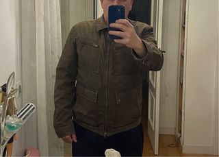 Chaqueta Massimo Dutti verde oliva