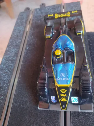 Coche Slot Ninco Acura LMP2 lightning Negro/Azul