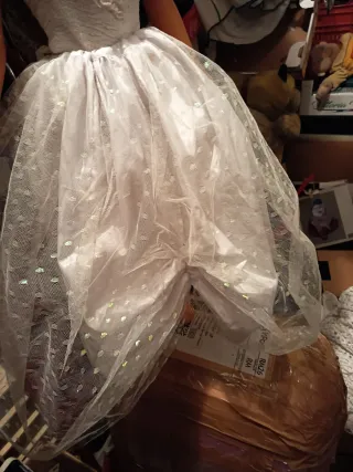 Bambola con vestito bianco Barbie xxl