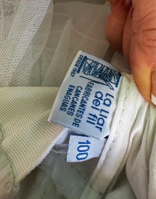 Cancán de fallera blanco