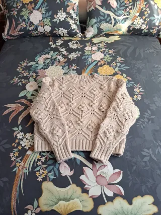 Jersey Zara Invierno Beige