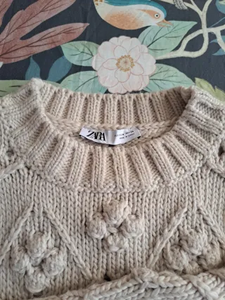 Jersey Zara Invierno Beige