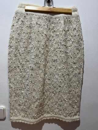 Falda Escorpión Talla 42 Beige