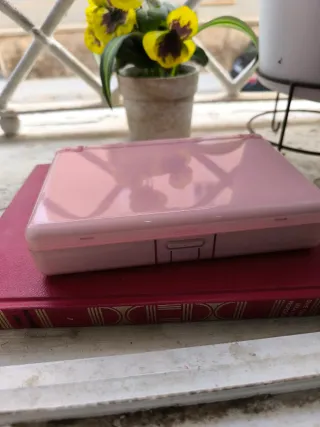 Nintendo DS Lite Rosa con scatola originale e giochi