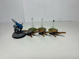 Warhammer 40,000 Tau Sniper Drone Team. Ojo fuego