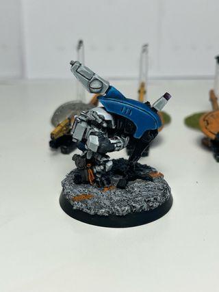 Warhammer 40,000 Tau Sniper Drone Team. Ojo fuego