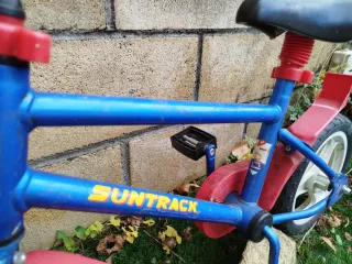 Bici infantil azul y roja