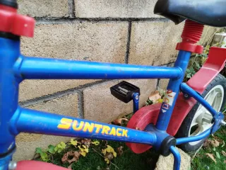 Bici infantil azul y roja