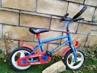 Bici infantil azul y roja