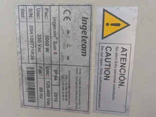 Inversor Ingecon Sun 5 5000W