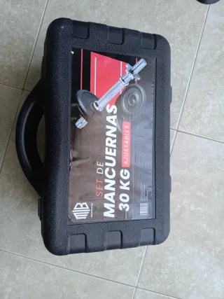 Juego Mancuernas 30kg Maniboom Maletín