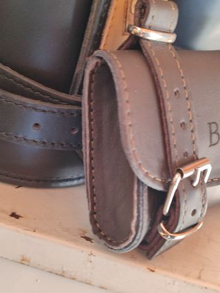 Borsello bicicletta pelle compatibile sella Brooks