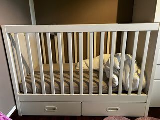 Lettino 60x120cm Ikea con materasso in memory foam