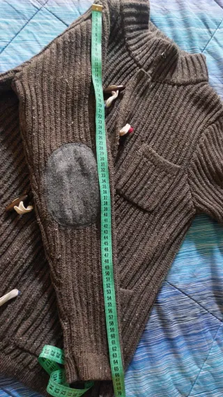 Giacca lana/cachemire con alamari