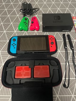 Nintendo Switch Blu/Rosso + Accessori