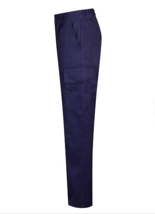 Pantalón stretch de trabajo azul marino multibolsi