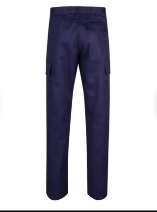 Pantalón stretch de trabajo azul marino multibolsi